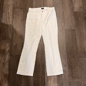EUC NYDJ Stretch Linen Blend Trousers Pants - 10